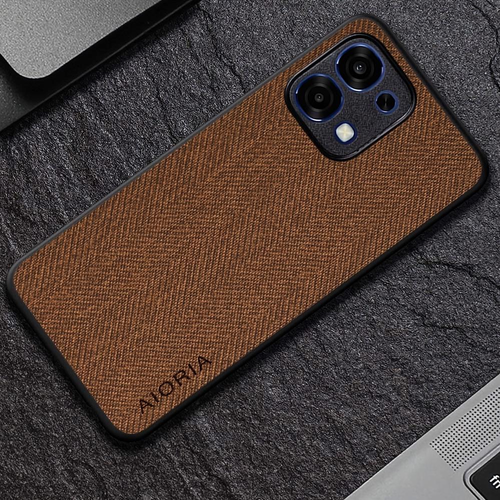 Phone Case - Case for Oppo A6 A5 Pro A6K A6T A6X 4G 5G Funda Weaving Pattern Business Back Cover for Oppo A6 A5 Pro A6K A6T A6X 4G 5G Case Cape