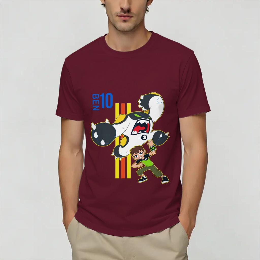 Ben 10 Aliens T Shirt Unisex 100 Cotton Creative TShirt Round Neck Tees Short Sleeve Clothing Plus Size