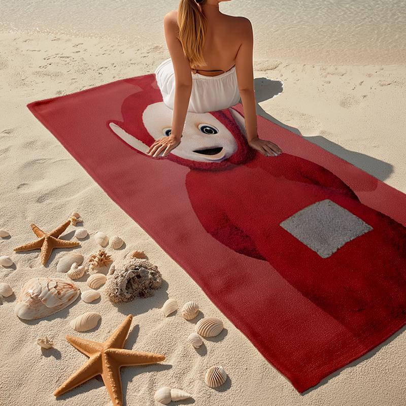 Teletubbies Fashion Beach Towel: Ideal for Summer Adventures Soft, absorbent and quick drying suitable for swimming and bathing