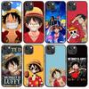 B-2 Monkey D Luffy Black Case for Redmi 10A 10C 12C 13C 9A 9C 9T A3X Note 10 9 9S 10S iPhone 11 12 13 14 15 16 X XS Pro Max Mini 7 8 Plus XR