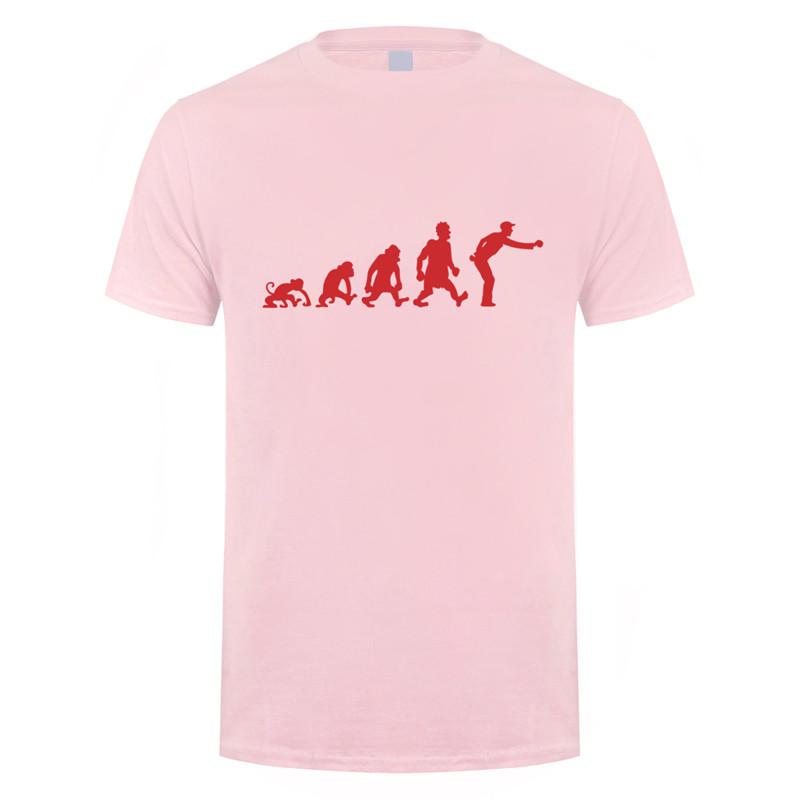 Эволюция петанка Футболка с коротким рукавом Хлопок Прохладная Смешная Футболки петанк буля Мужская одежда JL-057