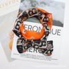 South Korea's new color-matching silk silk scarf binding bag, summer printing thin and narrow long silk scarf streamer headband