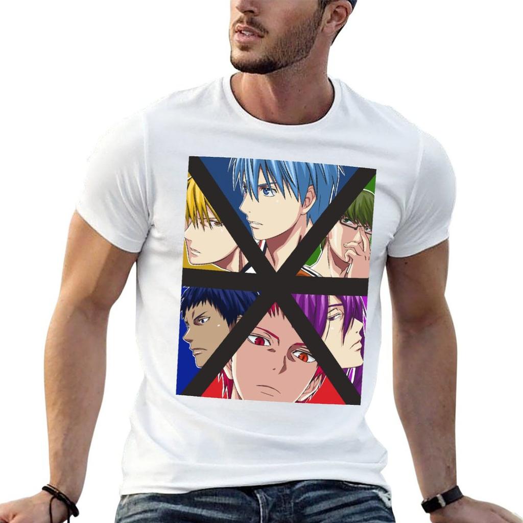 Футболка Kuroko No Basket футболки дизайнерские футболки для мужчины хлопок мужские футболки с принтом T-shir