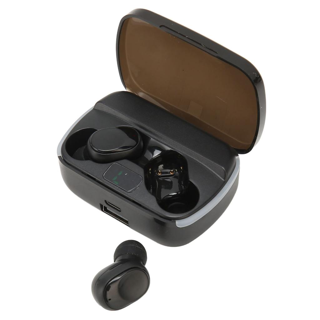 Wireless Earbuds IPX7 Waterproof Heavy Bass Noise Cancelling Mini Bluetooth 5.3 Headphones with