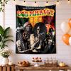 Bob Marley Retro Tapestry Handmade Look Suitable for Dorm Wall Balcony Reading Corner Indoor Exotic Pattern Gift for Friends & Family