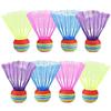 Flying Stability Badminton Rainbow Ball Badminton Balls Durable Shuttlecocks Entertainment