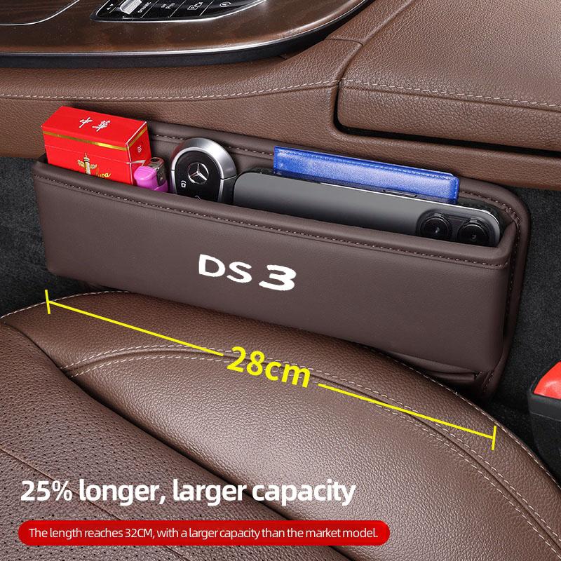 ALC1 For Citroen Leather Car Seat Gap Storage Bag Console Side Seat Plug Filler C4 C3 C5 Aircross VTS C4L DS3 DS4 DS5 Grand Berlingo