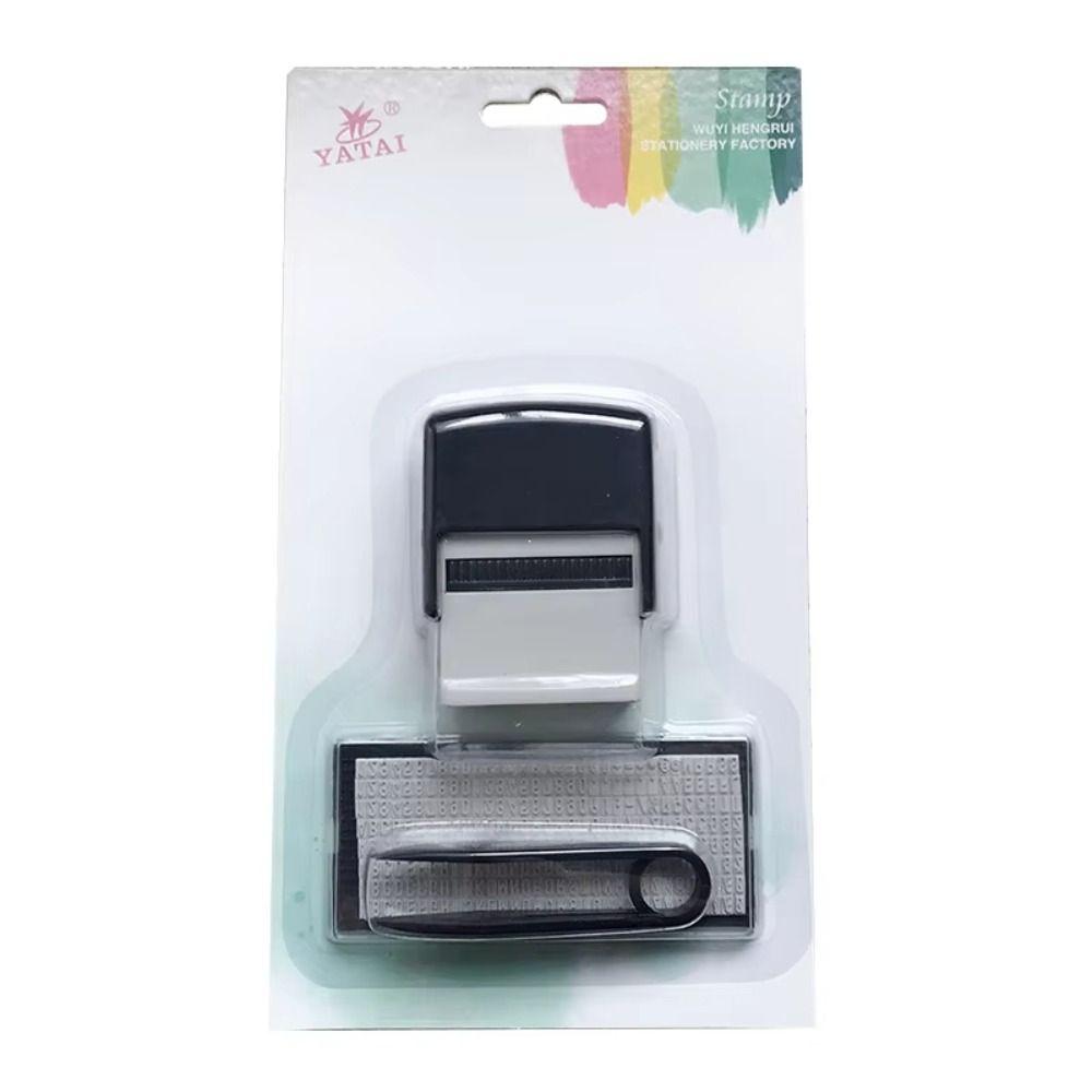 Business Address Custom Personalized Stamp Alphabet Number Rubber Stamp  Office Supplies