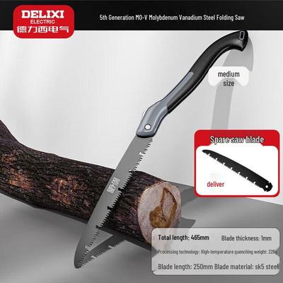 Складная ручная пила по дереву Delixi