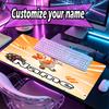 Custom Name Personalized Candy Crush Saga Pattern Mousepad, Laptop PC Desk Mat, Decorative Desk Mat for Home Keyboard Pad Gift