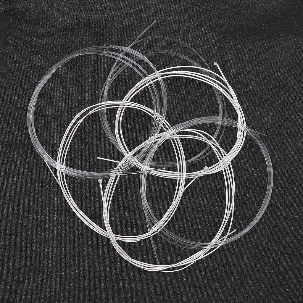 6pcs/set Classical Guitar Strings 028-043 Inch Steel Core Silver-Plated Copper Alloy