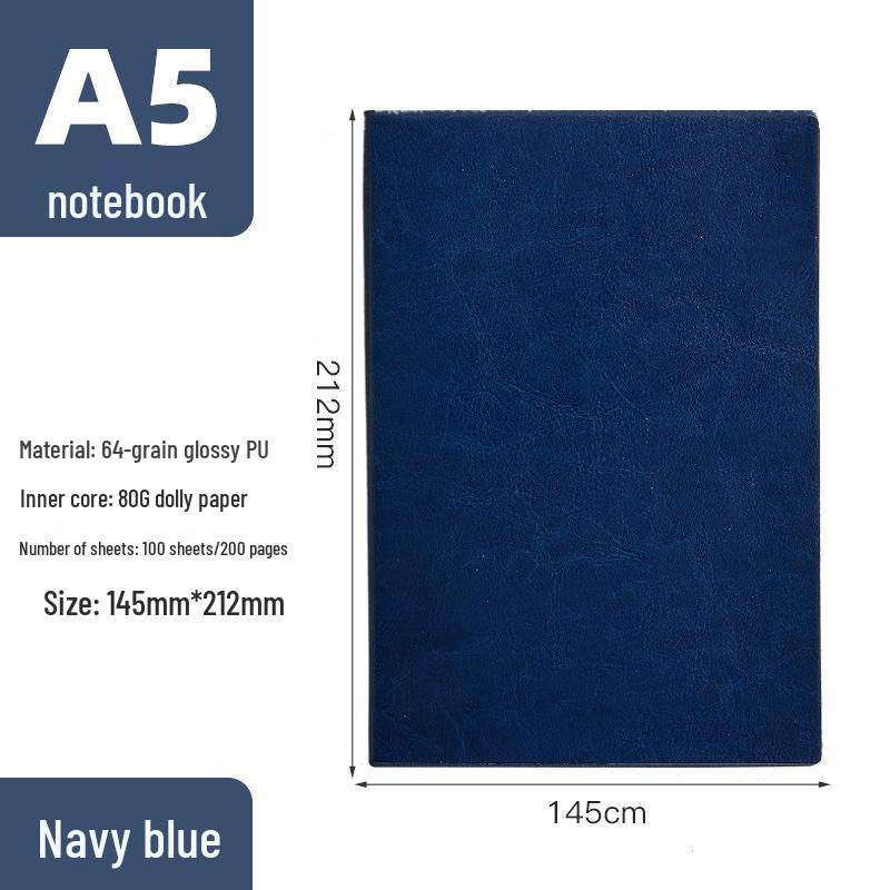 Персонализированный блокнот с мягкой обложкой для бизнеса - Подарок-ежедневник формата А5/В5