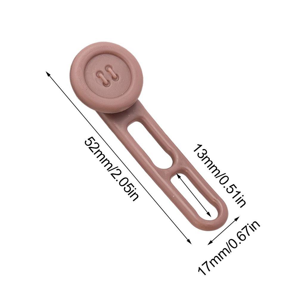 10 шт. Эластичные расширители пуговиц для рубашек, удлинитель воротника, relief для шеи, для тесных воротников рубашек, платьев, брюк