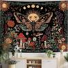 Fantasy Butterfly Day Moonlight Digital printing polyester wall hanging tapestry decorative Living room Office background gift