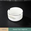 Premium Bone China Gold-Rimmed Dinnerware Set: Four-Piece Hotel & Restaurant Collection
