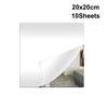 Shatterproof Mirror Sheet Silver Makeup Mirror New Non Glass Mirror Stickers  Background Decor