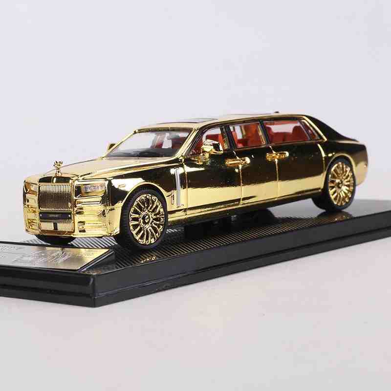 SCA 1/64 Rolls Royce Phantom VIII Металлическая гоночная машина Литьевые модели и игрушечные транспортные средства Модель автомобиля Миниатюрная модель автомобиля Для детей