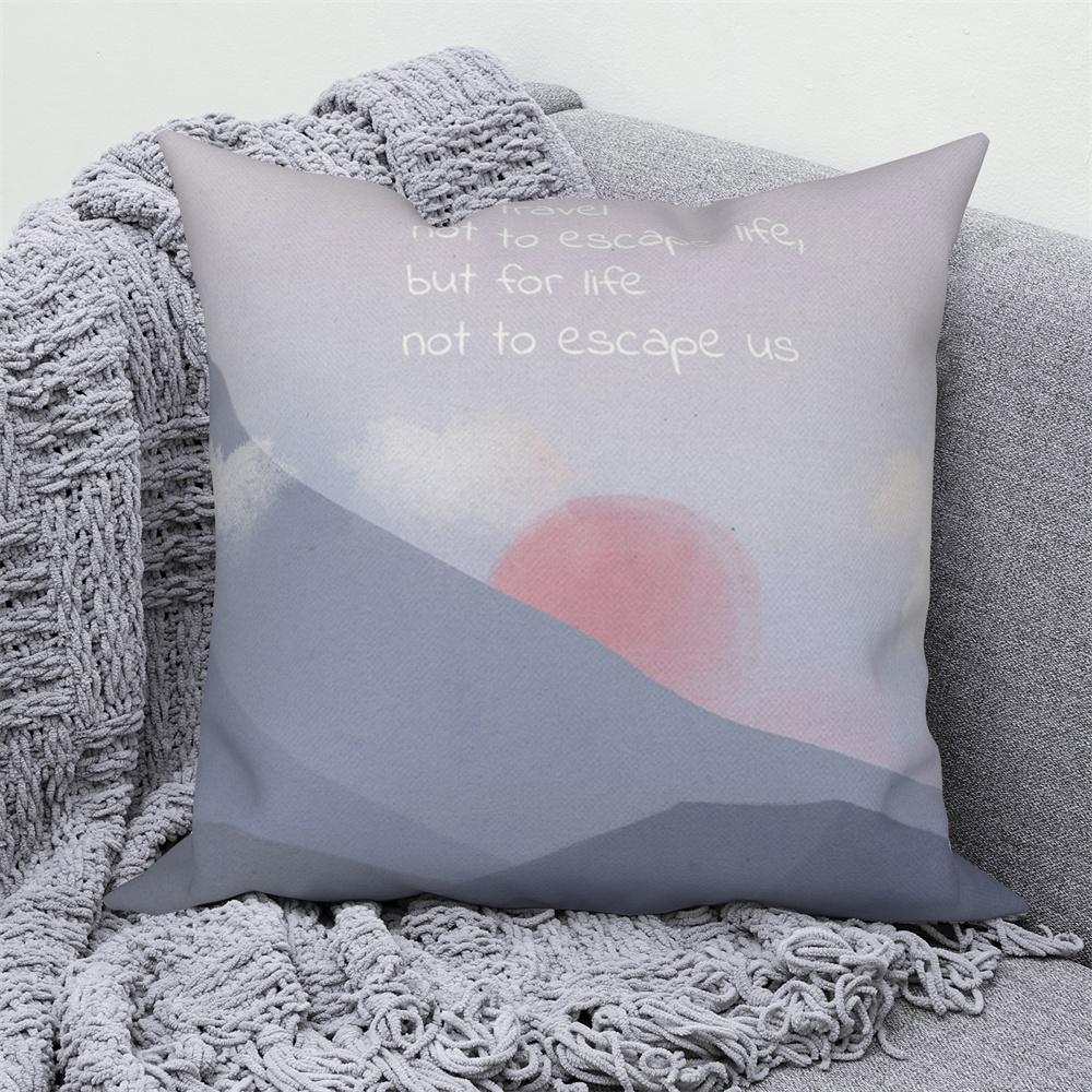 Природный ландшафт домашний диван-кровать декоративная наволочка японская подушка