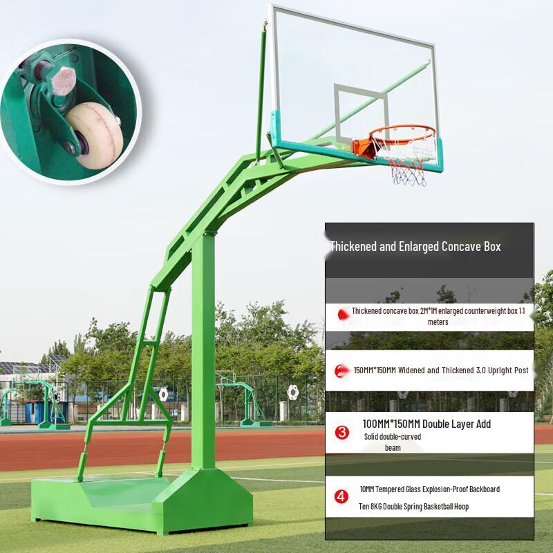 Yongdai Adult Outdoor Mobile Basketball Hoop