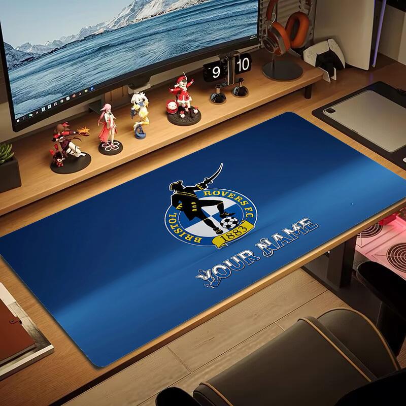 Bristol Rovers F.C Print Cushion Non-slip Laptop Tablet Big Mousepad XXL Mat Mini PC Playmat With Lock edge