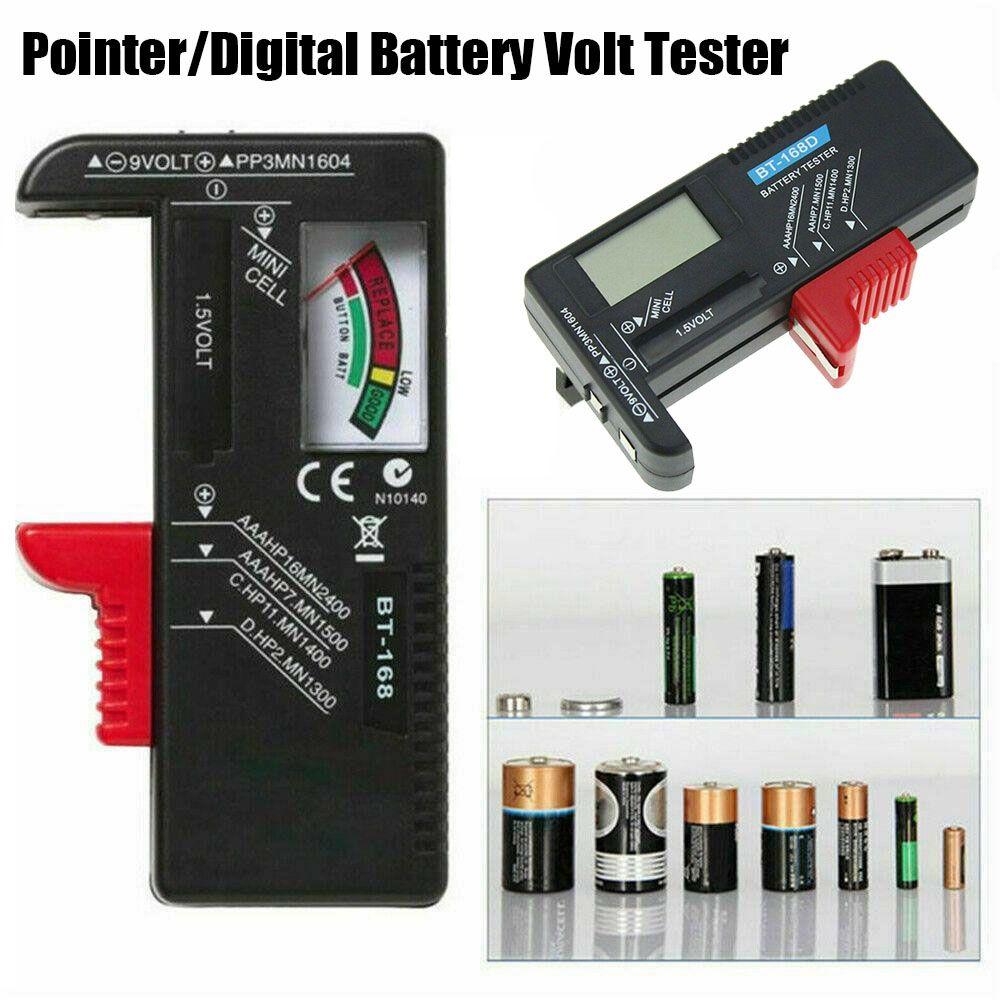 Battery Volt Tester Voltage Checker Battery Capacity Indicator Electricity Measuring Instrument