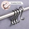 S-образные держатели из нержавеющей стали для тяжелых условий эксплуатации, многофункциональные, подвесные крючки, подвесной крючок, вешалка