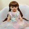 55 см, полностью мягкий силиконовый корпус, кукла реборн для маленьких девочек, игрушка, реалистичная принцесса для малышей, арт Bebe, подарки на день рождения для ребенка