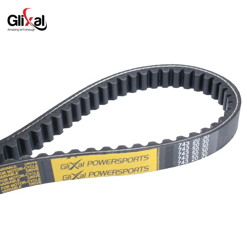 Ремень вариатора Glixal GY6 125cc 150cc 743-20-30 для Китайского Скутера Мопеда Квадроцикла Картинг Двигатель 152QMI 157QMJ 743 20 30