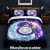 Leeds United Football Design Bed Bedding Set 1 Duvet Cover + 2 Pillowcases Soft Breathable Household Bed Linens