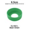 1Pc 6.5CM 16G 15 Colour Threaded Soft Silicone Cup Bottom Cover Wear Resistant Ring Sleeve Sheath Anti Slip Good Toughness