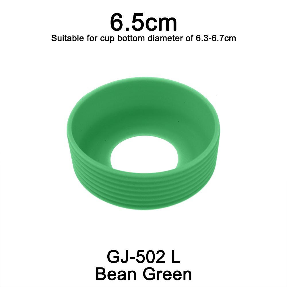1Pc 6.5CM 16G 15 Colour Threaded Soft Silicone Cup Bottom Cover Wear Resistant Ring Sleeve Sheath Anti Slip Good Toughness