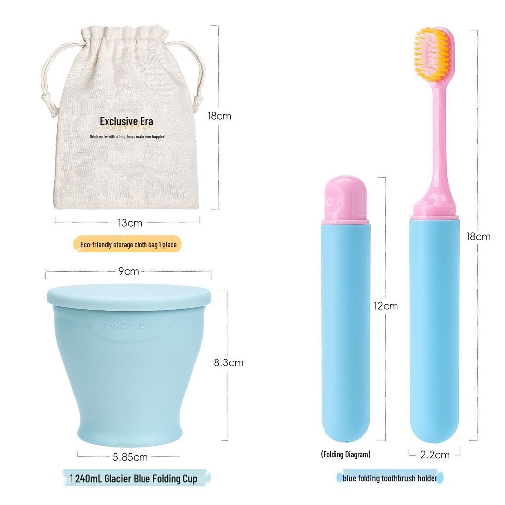 Эксклюзивная портативная силиконовая складная дорожная кружка Era