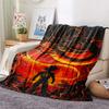 1PC Dragon Ball Super Patterned Flannel Blanket Suitable For All Seasons For Home Decor Warmth And Comfort Gifts Holiday Present