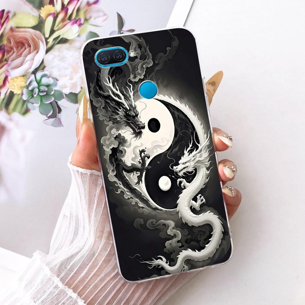 Для Oppo A12 Прозрачный Чехол Эстетичный Роскошный Милый Модный Цветочный Забавный Расписной Корпус Для Oppo A 12 CPH2083 CPH2077