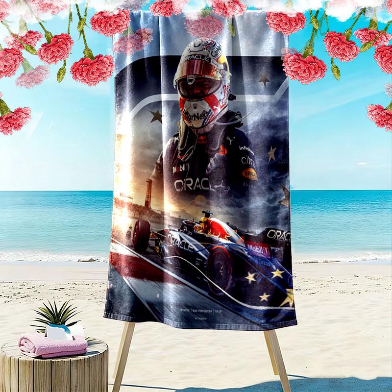 VER Formula Legend Beach Towel, Large Soft Quick Dry Towel for Beach Camping Swimming