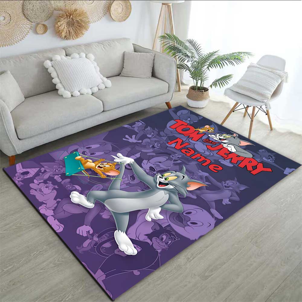 Warner Bros. Works (25) Customize your name rug, office chair cushion, home bedroom living room gift.