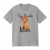 Waffle Toy Poodle Dog Mom Puppy Lover Womens T Shirt Long Or Short Sleeves Vintage Washed Fashion Versatile Casual Slightly