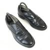 REGAL/Imperial Grade Premium Goodyear Leather Straight Tip Shoes/25.0E/Black/Business/Dress(USED)