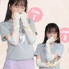 Colorful Sunscreen Sleeves Anti-UV Cycling Arm Sleeve Cute Girl Ice Silk Sleeves  Summer