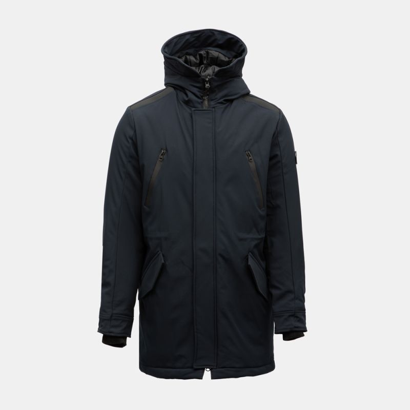 Парка с капюшоном с логотипом baryo и голографической нашивкой для мужчин PARAGOOSE