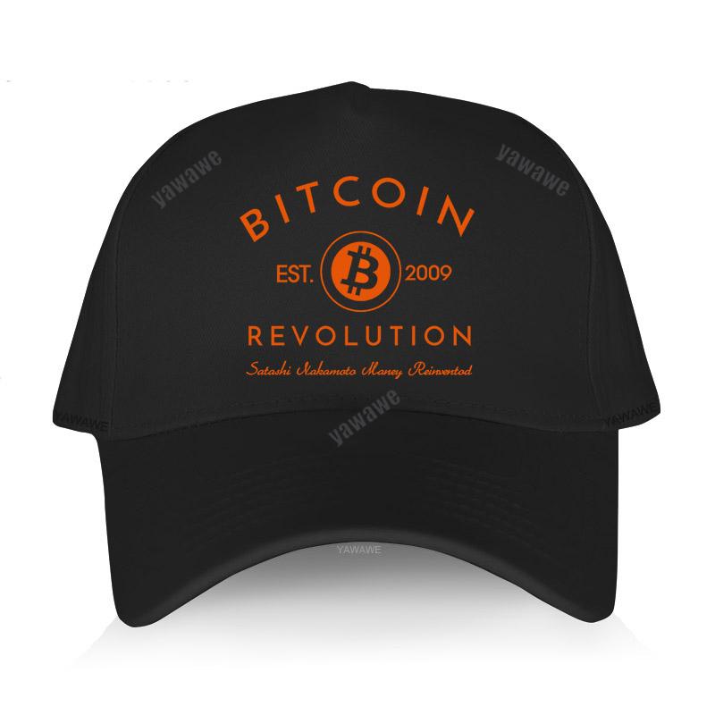 Хлопковые кепки, подростковая шляпа Bitcoin Revolution, забавный дизайн, спортивная шляпа, шляпа от солнца с деньгами, модная бейсболка унисекс в стиле милитари