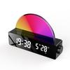 Wake Up Light Workday Alarm Clock with 7 Colors Sunrise/Sunset Smart Life Bedroom Bedside Mute Clock LED Digital Clock
