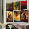 Zdzislaw Beksinski Art Anime Posters Sticky Whitepaper Sticker DIY Room Bar Cafe Kawaii Room Decor