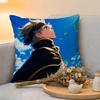 Cushion Cover  Linen  SkinFriendly Soft Decorative Case for Sofa Home Decor Hot Anime BBlack Clover Pillow cover