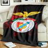 Sport Lisboa e Benfica Theme Blanket Suitable For Beds Sofas And Camping Perfect For Both Men And Women Comfortable Bedding All Year Round