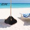 Beach Umbrella Sand Weight Base Weight, Fillable Bag Oxford Cloth Collapsible Heavy Duty Sandbag Stand for Outdoor Patio Garden Umbrellas Accessories