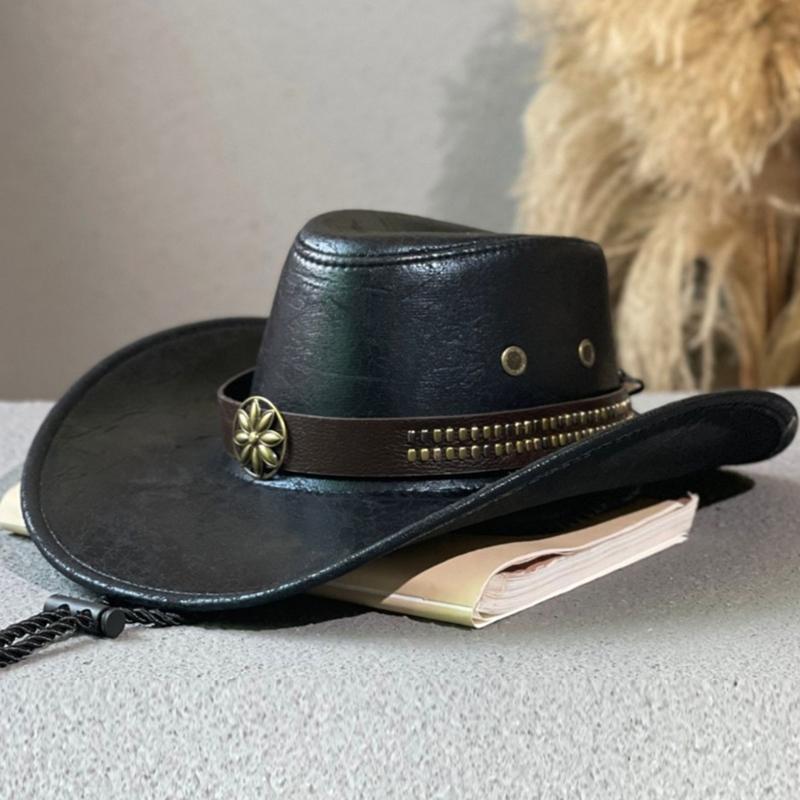 Шопинг Дорожные принадлежности Западная заклепка Ковбойская шляпа Костюм девочки Косплей Кепка Украшение для дома Фестиваль