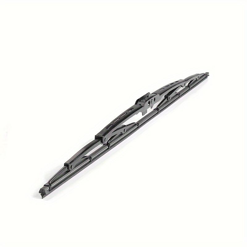 Премиальное черное металлическое лезвие стеклоочистителя с натуральной резиной, подходит для всех автомобилей с U-образным креплением, улучшенное распределение давления для более сильной очистки