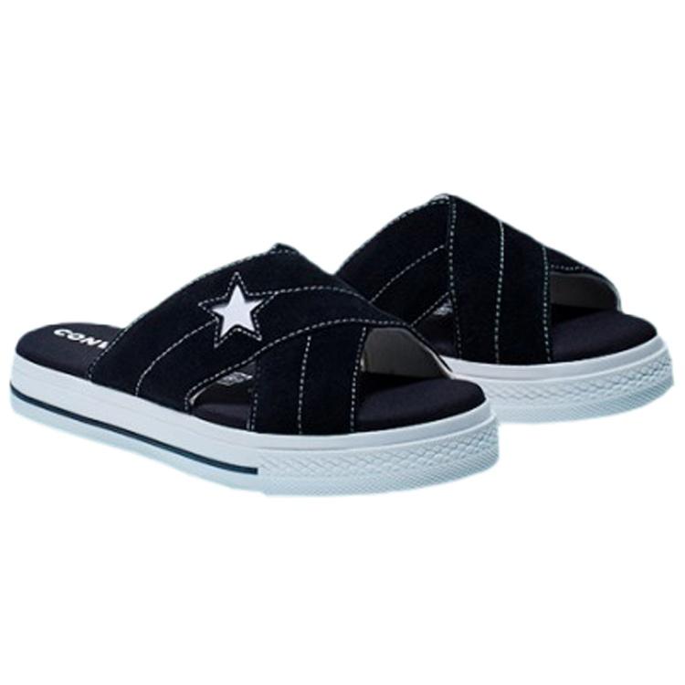 (WMNS) Сандалии Converse One Star Slip 'Черно-белый' Женские 564143C