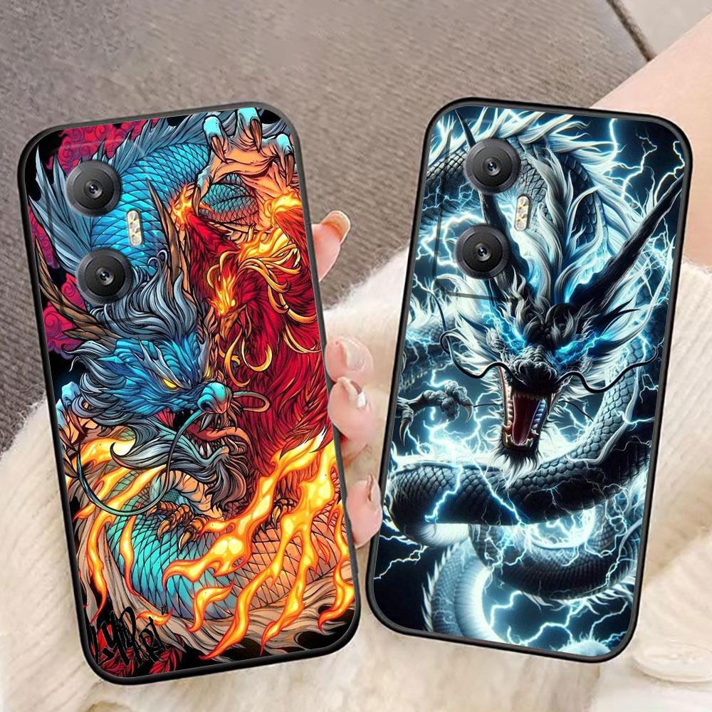 Чехол для телефона Dragon Tiger Wolf Для Infinix HOT 60 50 10 10I 10S 11 12 12I 20I 20S 30I ZERO X 20 30 40 Силиконовый чехол-оболочка